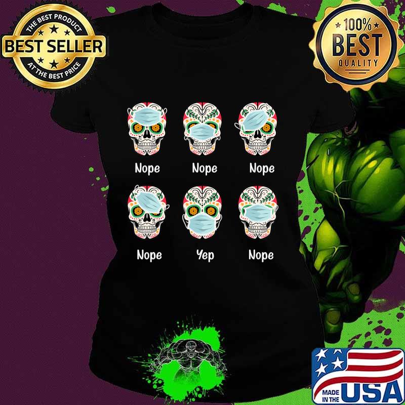 Day Of The Dead 2020 Skull Wearing Mask Funny Gift T-Shirt T-Shirt Ladies tee Day Of The Dead 2020 Skull Wearing Mask Funny Gift T-Shirt T-Shirt Ladies tee