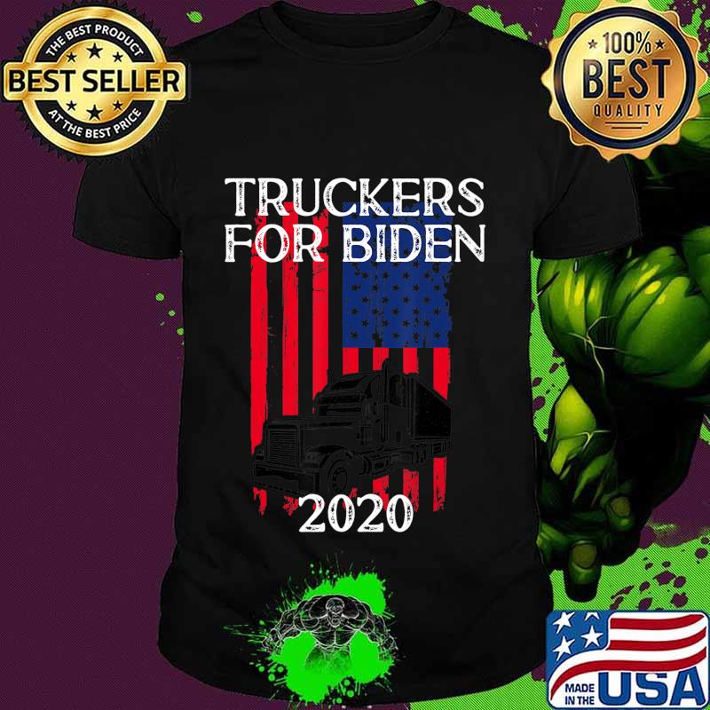 Democrat Vote American Truckers Support Biden November 2020 T-Shirt