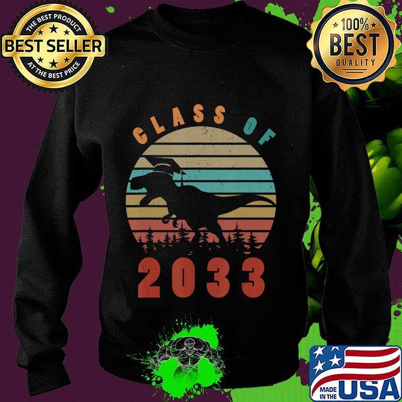 Dinosaur Class Of 2033 First Day Kindergarten Boys Kids Gift T-Shirt Sweater Dinosaur Class Of 2033 First Day Kindergarten Boys Kids Gift T-Shirt Sweater