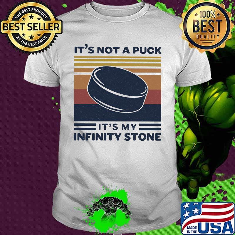 Disc golf it's not a puck it's infinity stone vintage retro shirt