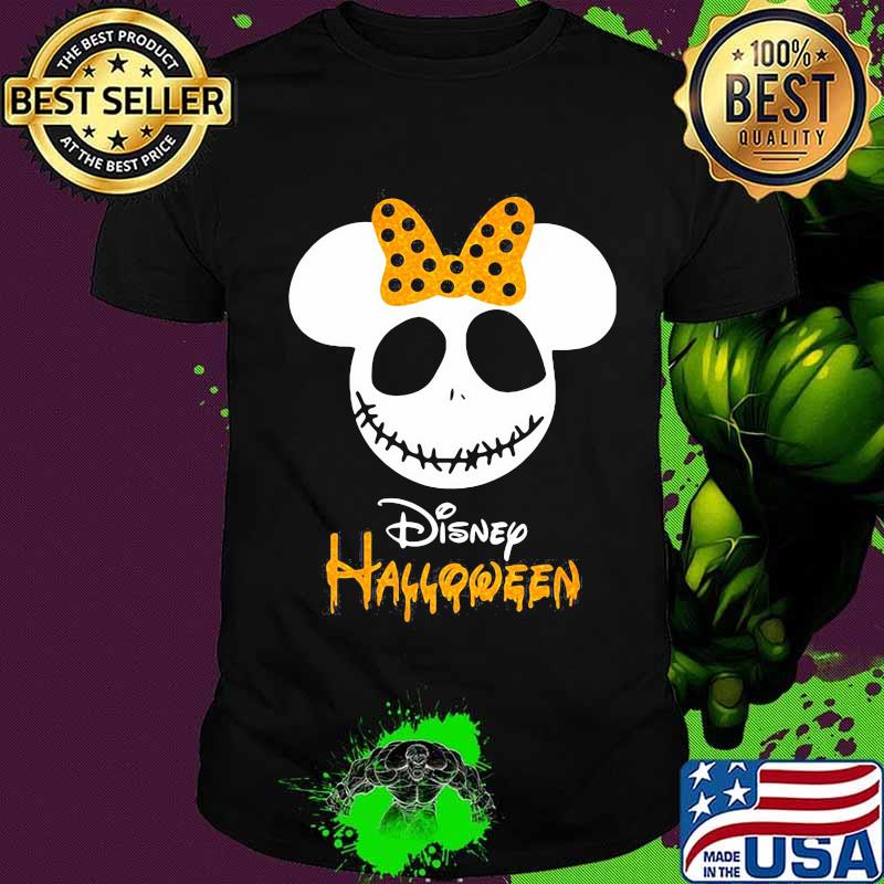 Disney halloween minnie mouse jack skellington shirt