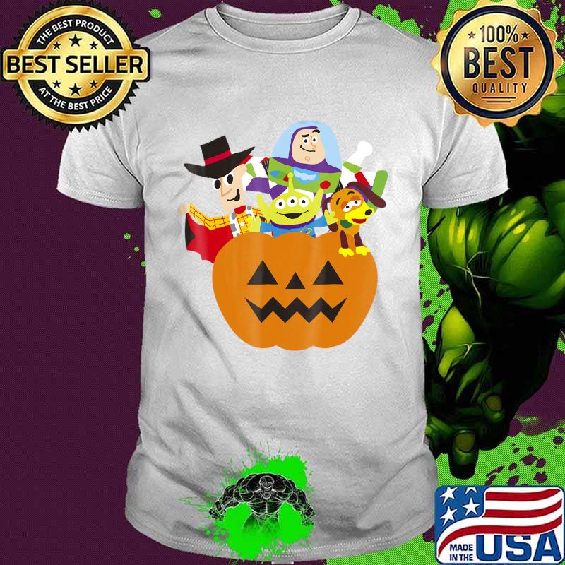 Disney Pixar Toy Story Halloween Pumpkin Graphic T-Shirt