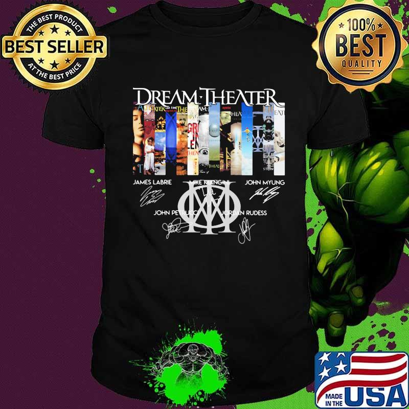 Dream theater movie poster signatures shirt