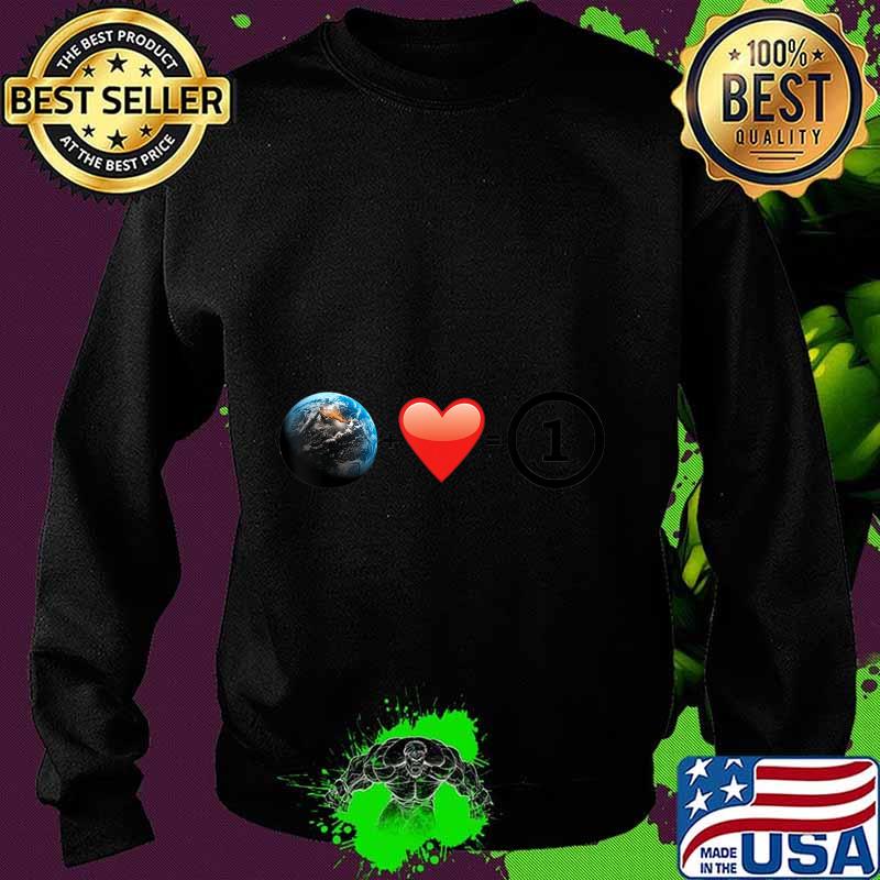 Earth Heart One Love T-Shirt Sweater Earth Heart One Love T-Shirt Sweater