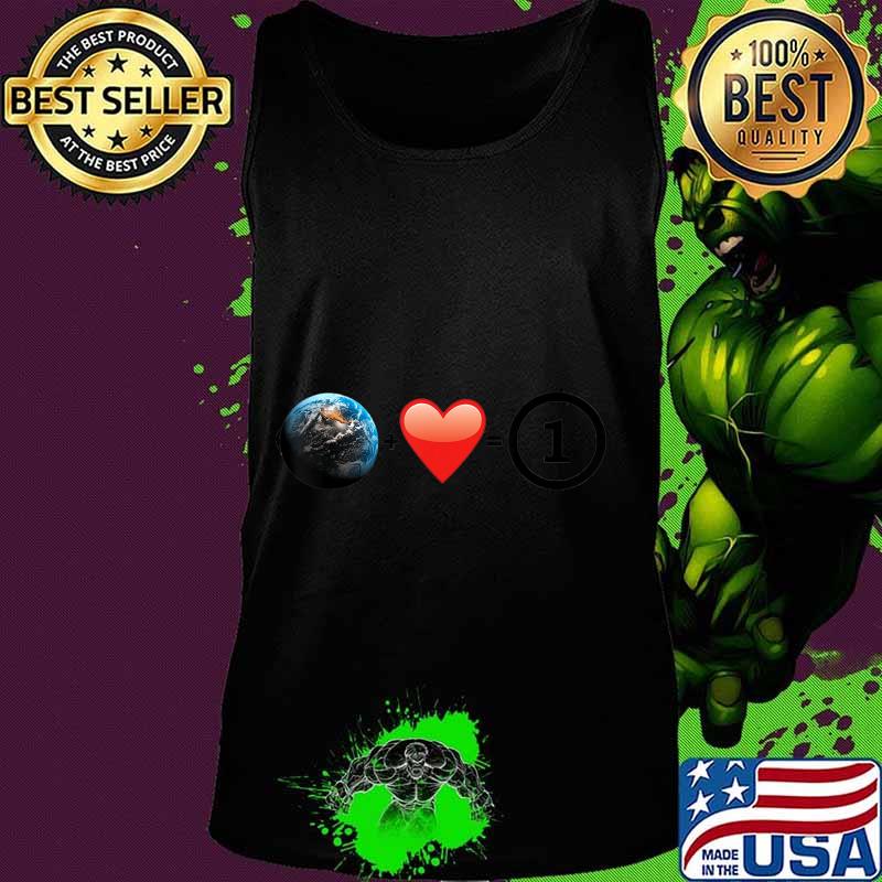 Earth Heart One Love T-Shirt Tank top Earth Heart One Love T-Shirt Tank top