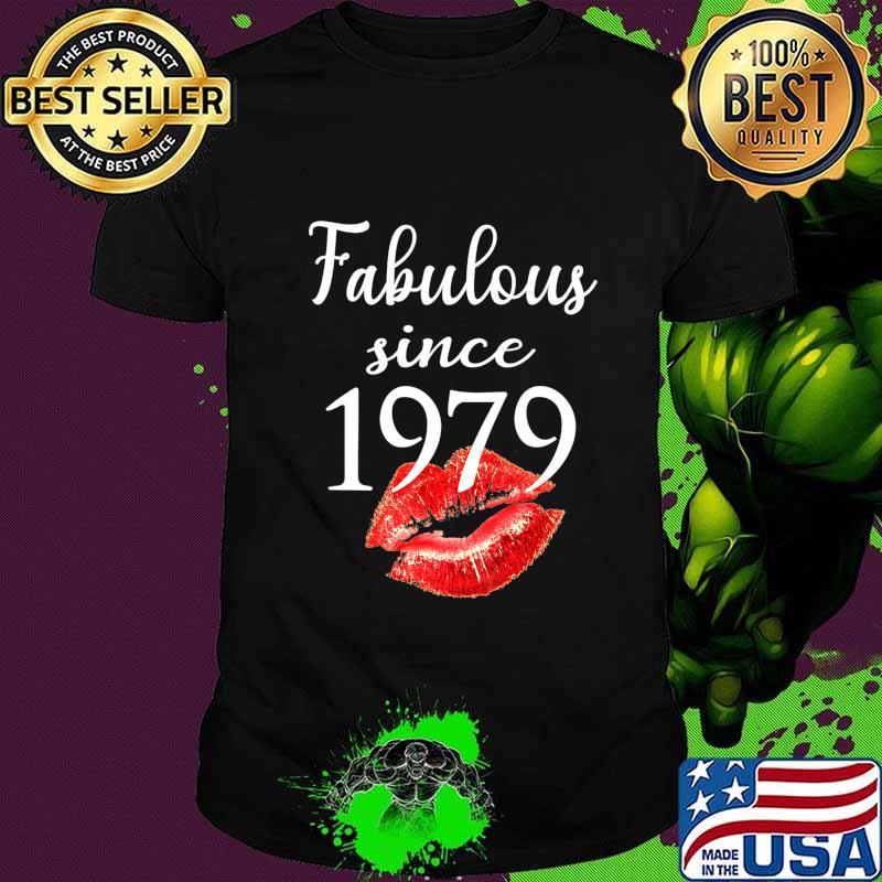 Fabulous Since 1979 Chapter 41 Birthday Gifts Tees T-Shirt