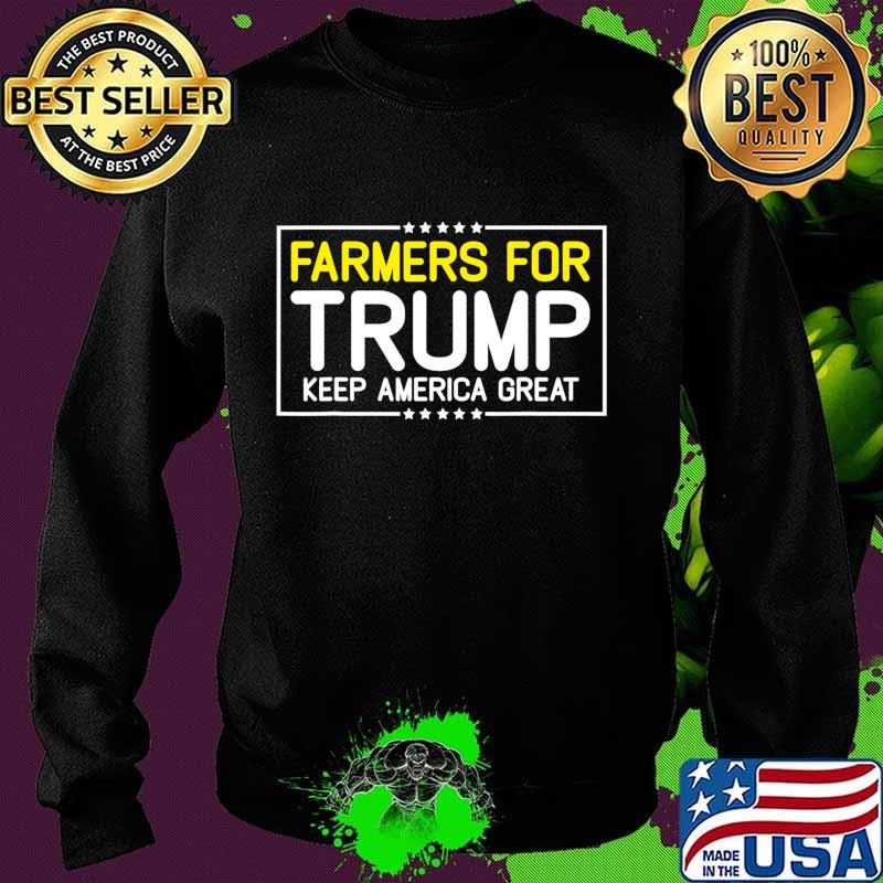 Farmers for Trump 2020 farmer gift Election Trump Supporter T-Shirt Sweater Farmers for Trump 2020 farmer gift Election Trump Supporter T-Shirt Sweater