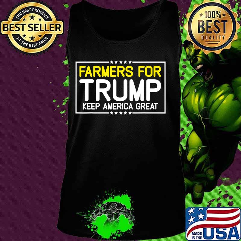 Farmers for Trump 2020 farmer gift Election Trump Supporter T-Shirt Tank top Farmers for Trump 2020 farmer gift Election Trump Supporter T-Shirt Tank top