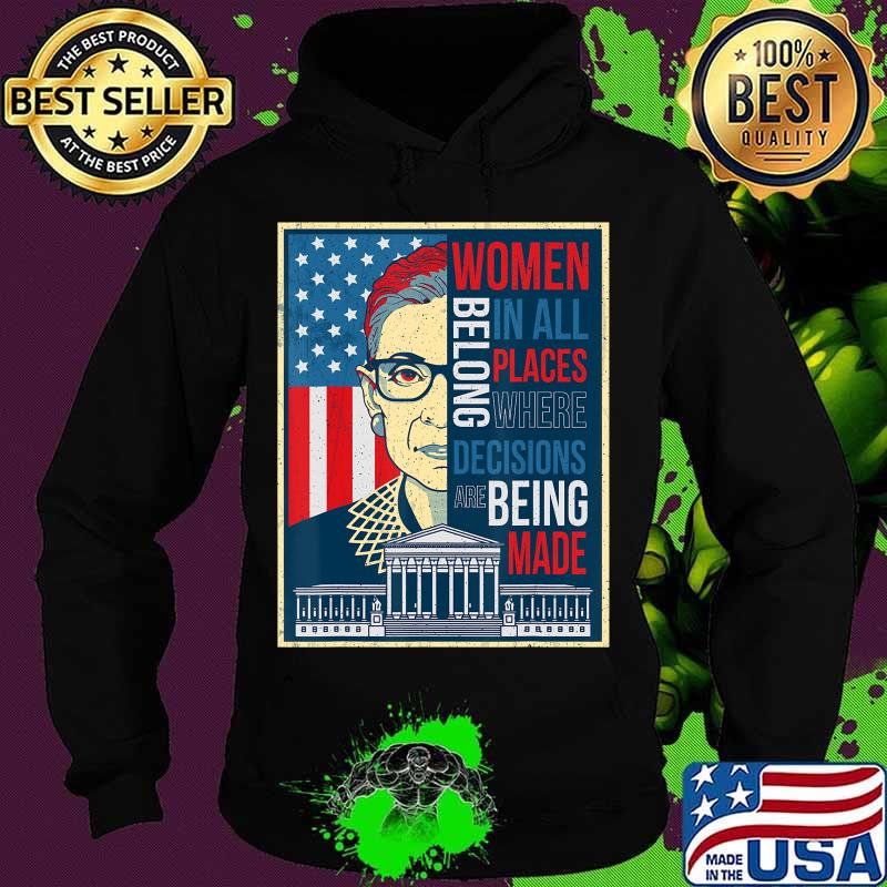Feminism Quotes RBG Quote Girl With Book Women T-Shirt Hoodie Feminism Quotes RBG Quote Girl With Book Women T-Shirt Hoodie