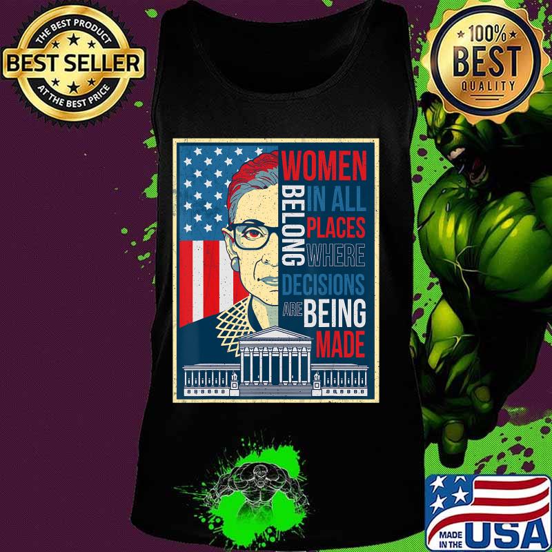 Feminism Quotes RBG Quote Girl With Book Women T-Shirt Tank top Feminism Quotes RBG Quote Girl With Book Women T-Shirt Tank top