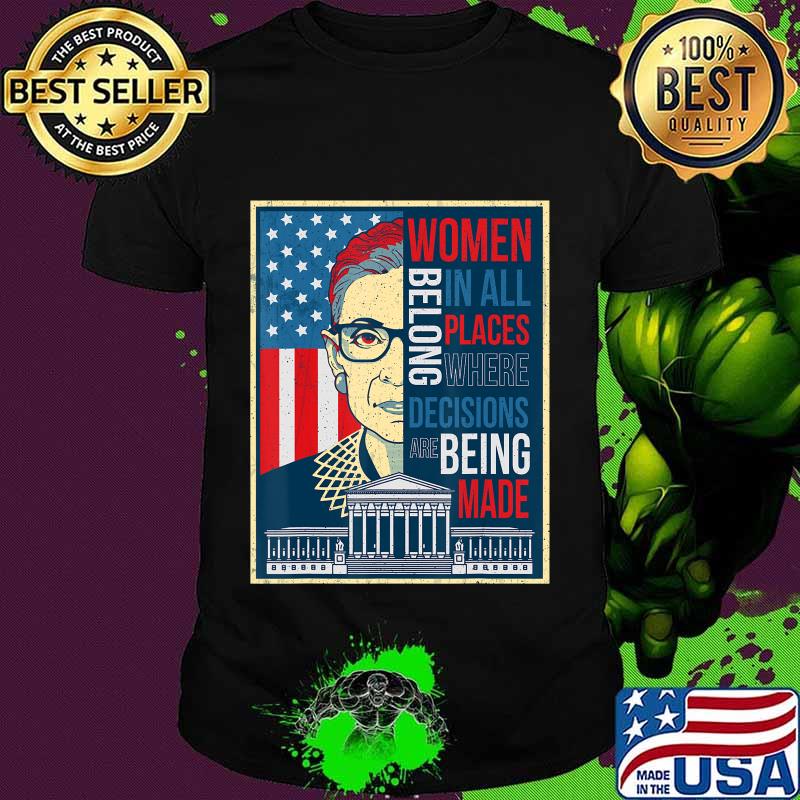 Feminism Quotes RBG Quote Girl With Book Women T-Shirt Feminism Quotes RBG Quote Girl With Book Women T-Shirt