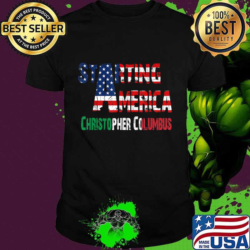 From Italy to America with Columbus T-Shirt