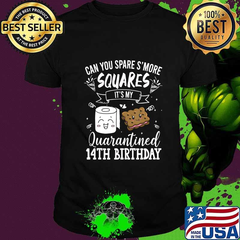 Funny 14th Birthday Quarantine Smores Social Distancing T-Shirt