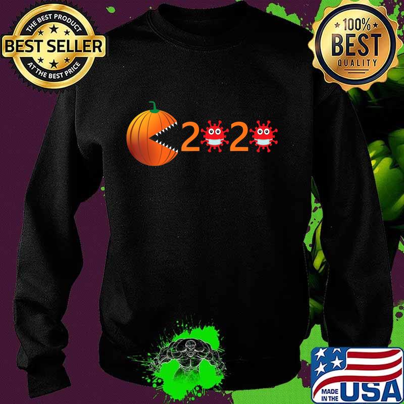 Funny Gamer Halloween Pumpkin Eating Virus Year 2020 Gamer T-Shirt Sweater Funny Gamer Halloween Pumpkin Eating Virus Year 2020 Gamer T-Shirt Sweater