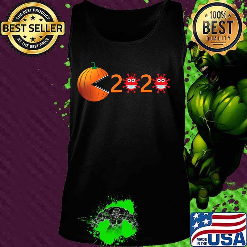Funny Gamer Halloween Pumpkin Eating Virus Year 2020 Gamer T-Shirt Tank top Funny Gamer Halloween Pumpkin Eating Virus Year 2020 Gamer T-Shirt Tank top