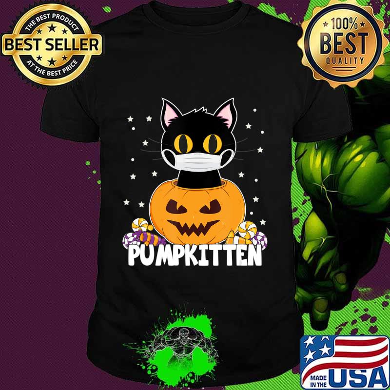 Funny Halloween Cat Shirt Cat Pumpkin - Pumpkitten T-Shirt