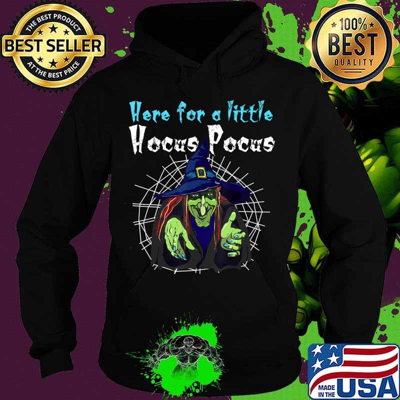 Funny Halloween Tee Here for Little Hocus Pocus Cute Witch T-Shirt Hoodie Funny Halloween Tee Here for Little Hocus Pocus Cute Witch T-Shirt Hoodie