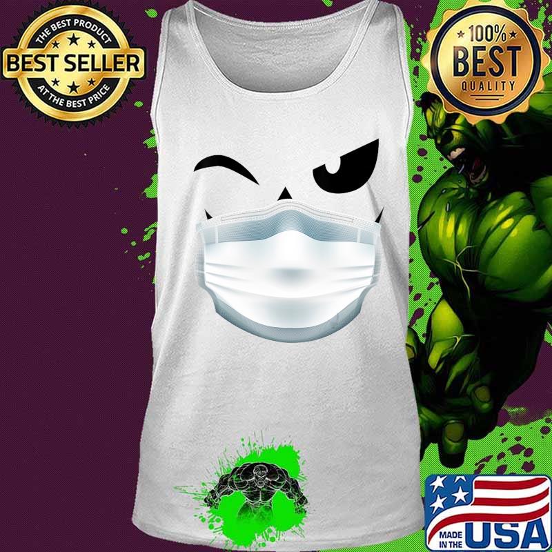 Funny Jack O' Lantern Pumpkin with Mask Halloween Costume T-Shirt Tank top Funny Jack O' Lantern Pumpkin with Mask Halloween Costume T-Shirt Tank top