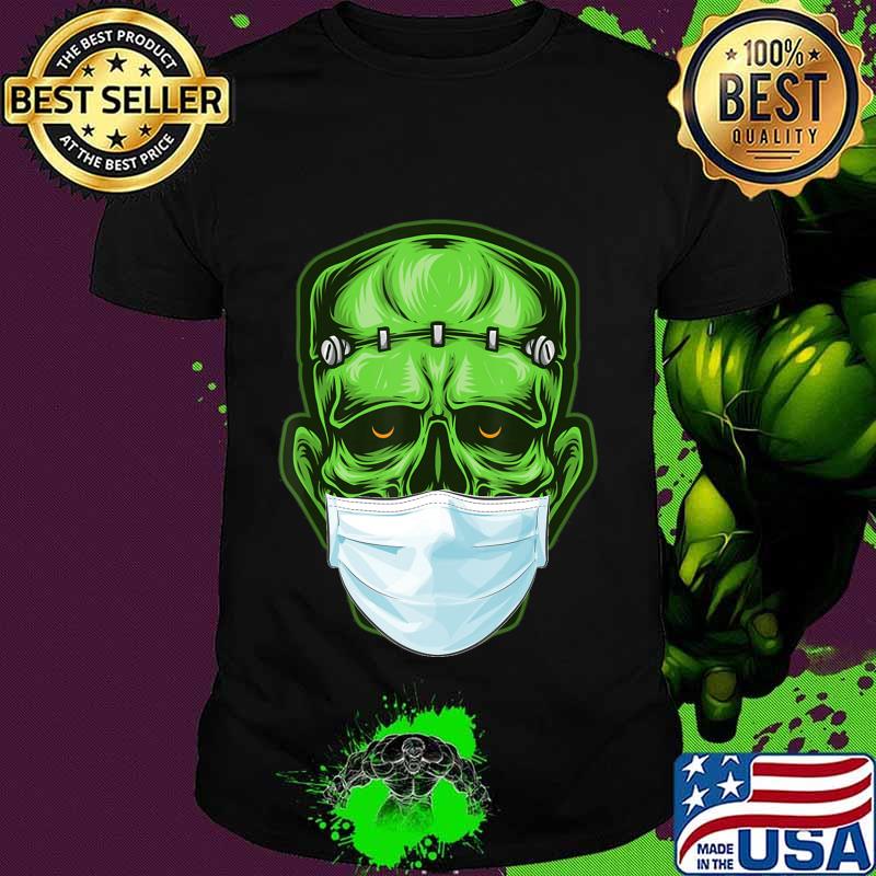 Funny Monster Zombie Mask Simple Halloween Costume 2020 T-Shirt