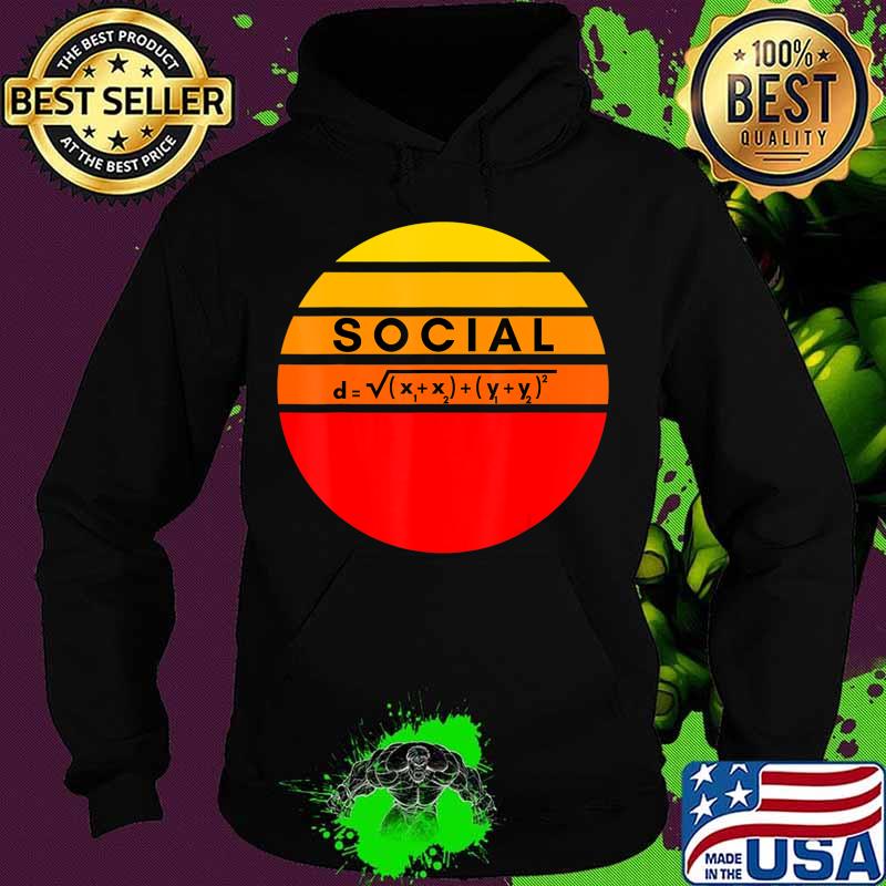 Funny Social Distance Formula Math Square Root 2020 Review T-Shirt Hoodie Funny Social Distance Formula Math Square Root 2020 Review T-Shirt Hoodie