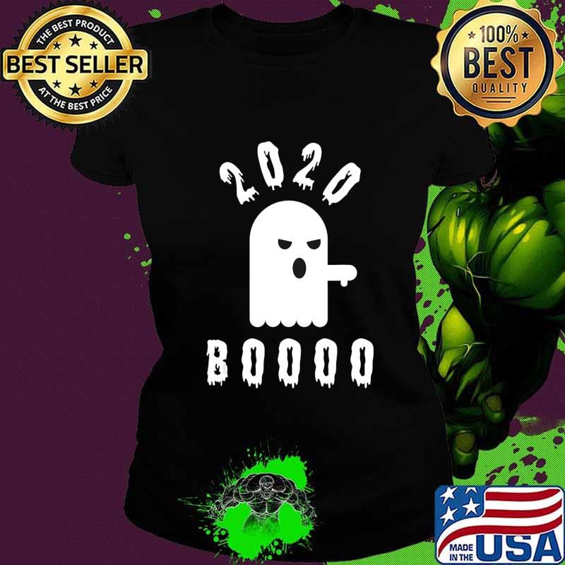 Ghost Boo 2020 Thumbs Down Funny Halloween Graphic Art T-Shirt Ladies tee Ghost Boo 2020 Thumbs Down Funny Halloween Graphic Art T-Shirt Ladies tee
