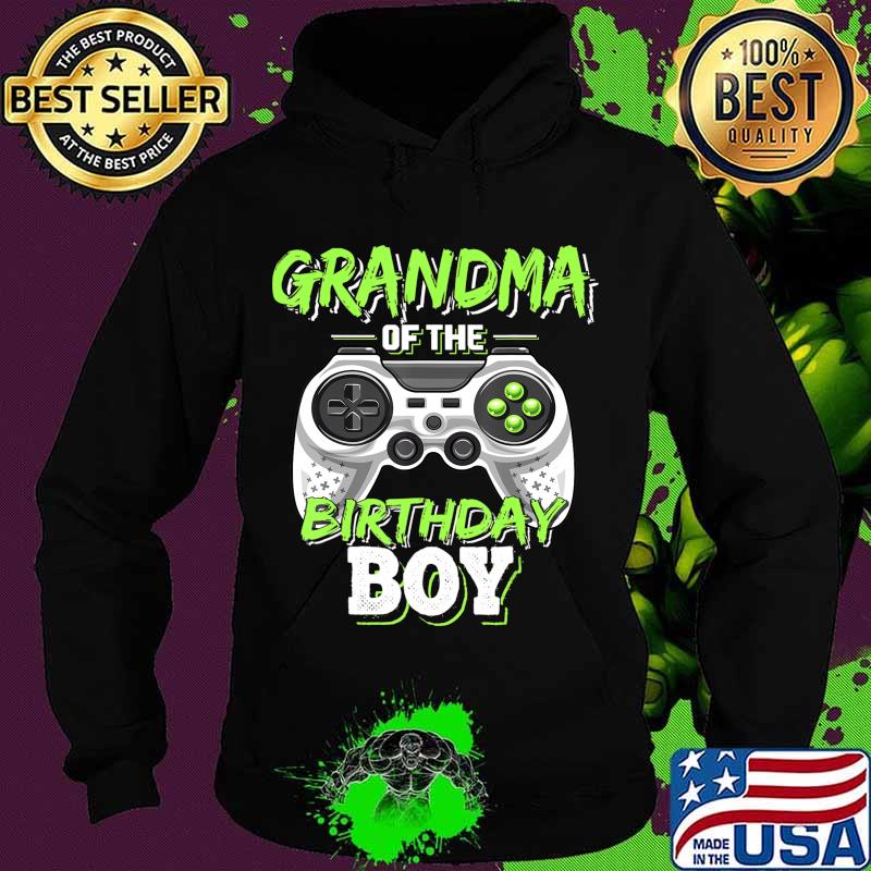 Grandma of the Birthday Boy Matching Video Game Birthday T-Shirt Hoodie Grandma of the Birthday Boy Matching Video Game Birthday T-Shirt Hoodie