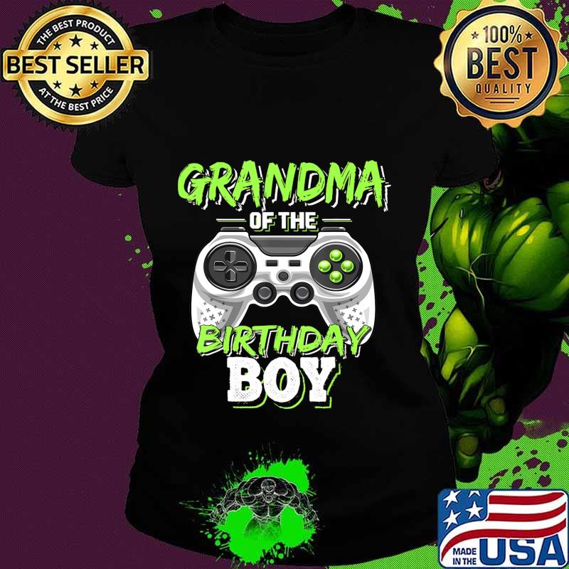 Grandma of the Birthday Boy Matching Video Game Birthday T-Shirt Ladies tee Grandma of the Birthday Boy Matching Video Game Birthday T-Shirt Ladies tee
