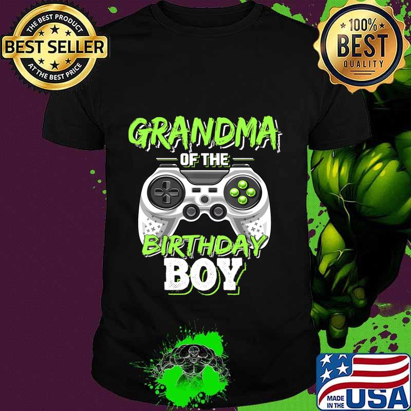 Grandma of the Birthday Boy Matching Video Game Birthday T-Shirt Grandma of the Birthday Boy Matching Video Game Birthday T-Shirt