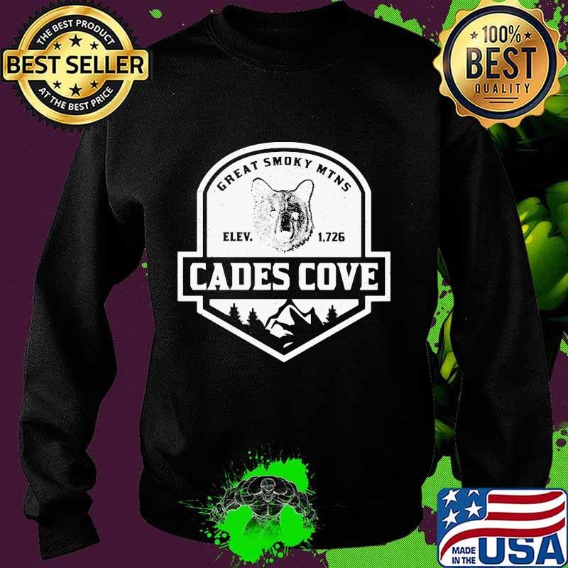 Great Smoky Mtns Elev 1726 Cades Cove Black Bear Shirt Sweater Great Smoky Mtns Elev 1726 Cades Cove Black Bear Shirt Sweater