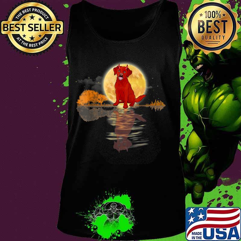 Guitar Lake Halloween Scary Labrador with Moon T-Shirt Tank top Guitar Lake Halloween Scary Labrador with Moon T-Shirt Tank top