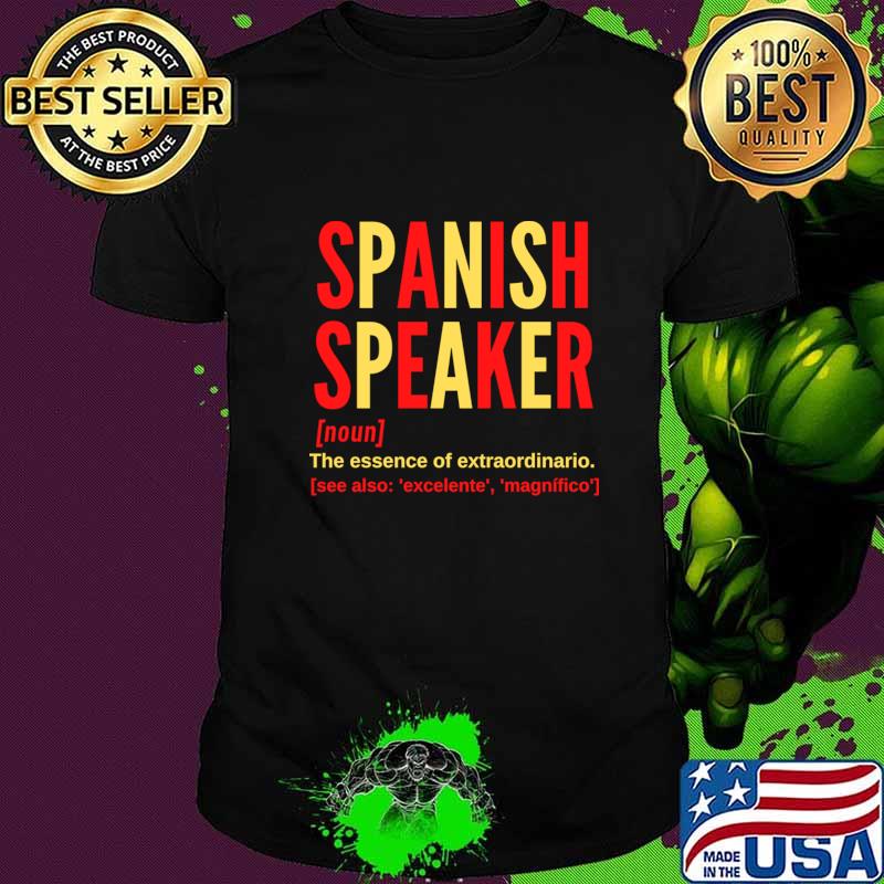 Hablo Español Spanish Speaker (Male) T-Shirt