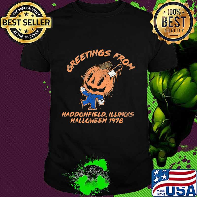 Halloween 1978 Spooky Horror Gift Pumpkin Haddonfield T-Shirt