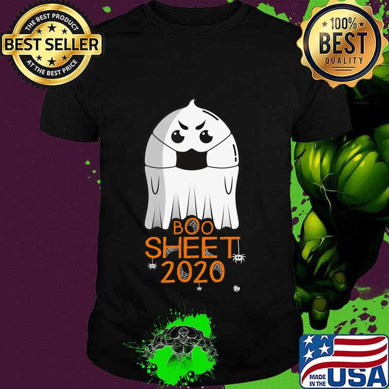 Halloween 2020 Costume. Ghost with Mask. 2020 IS BOO SHEET T-Shirt