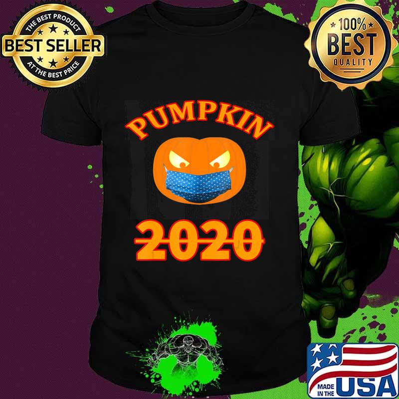 Halloween 2020 Pumpkin Wearing Mask T-Shirt