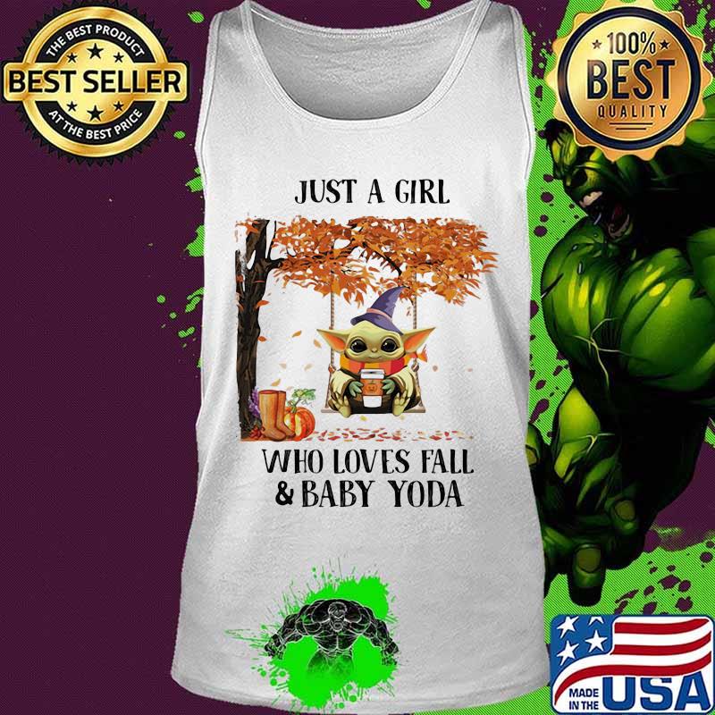 Halloween baby witch just a girl who loves fall leaves tree s Tank top Halloween baby witch just a girl who loves fall leaves tree s Tank top