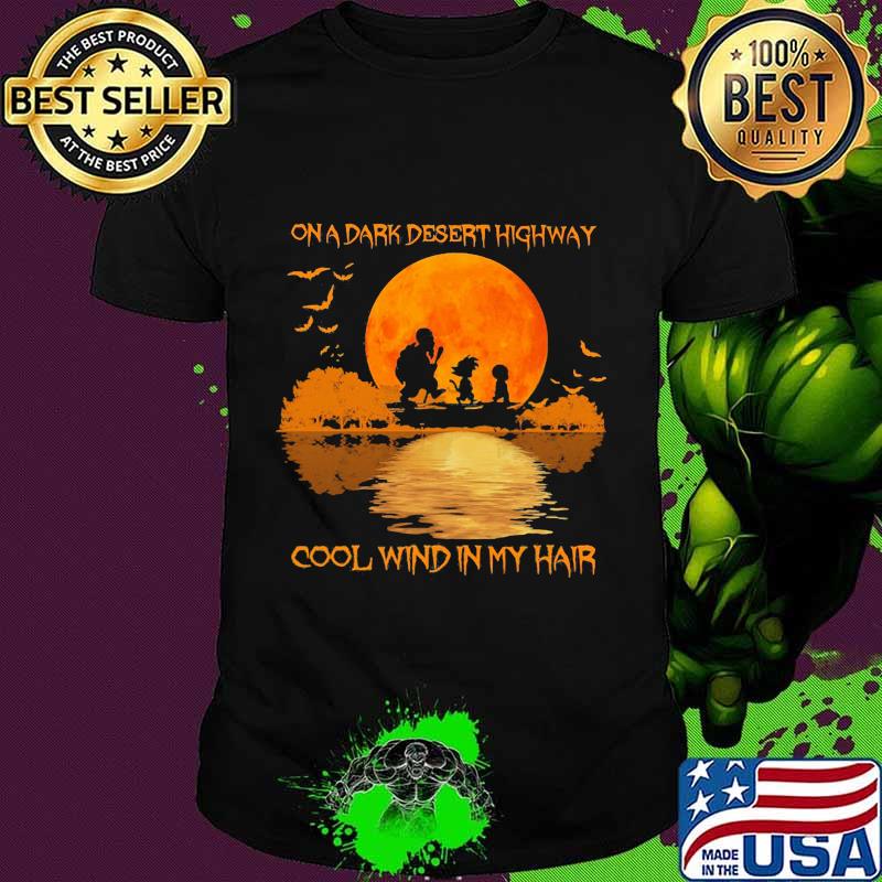 Halloween ball 7 on a dark desert highway cool wind in my hair moon shirt