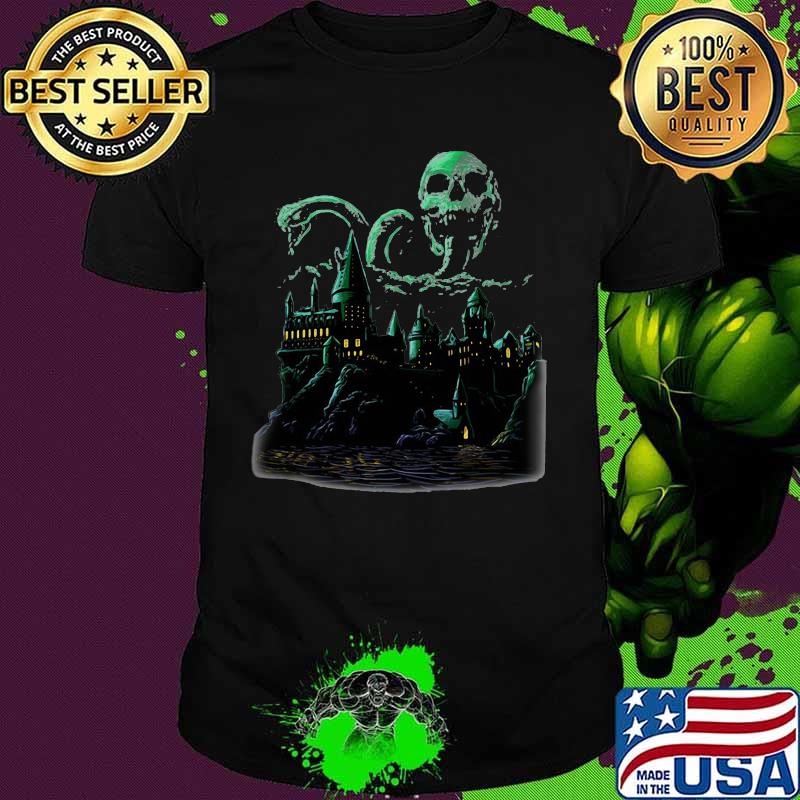Halloween castle skull snakes shirt Halloween castle skull snakes shirt