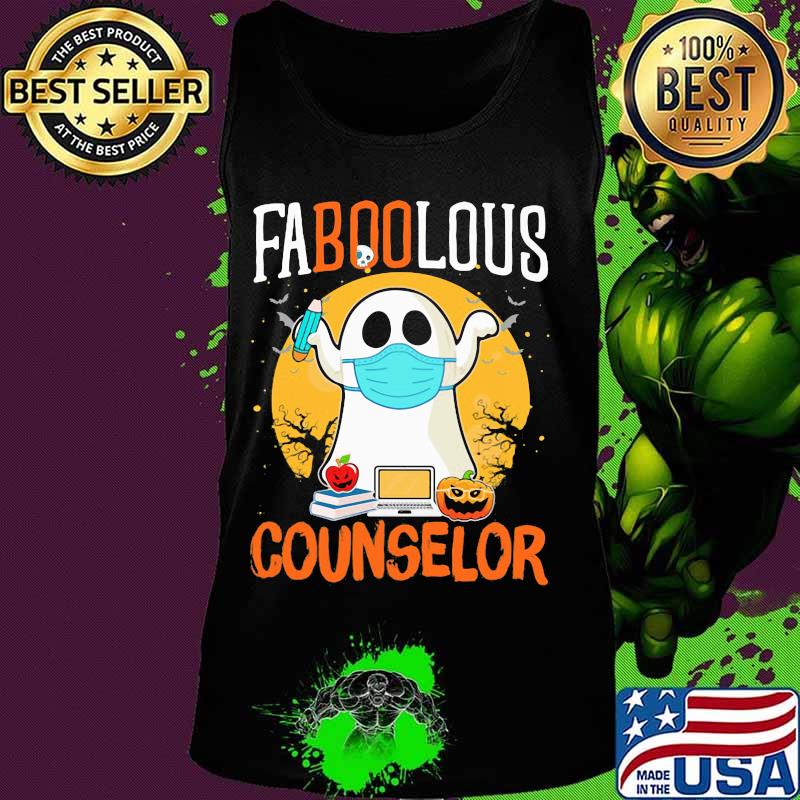 Halloween ghost mask faboolous counselor s Tank top Halloween ghost mask faboolous counselor s Tank top