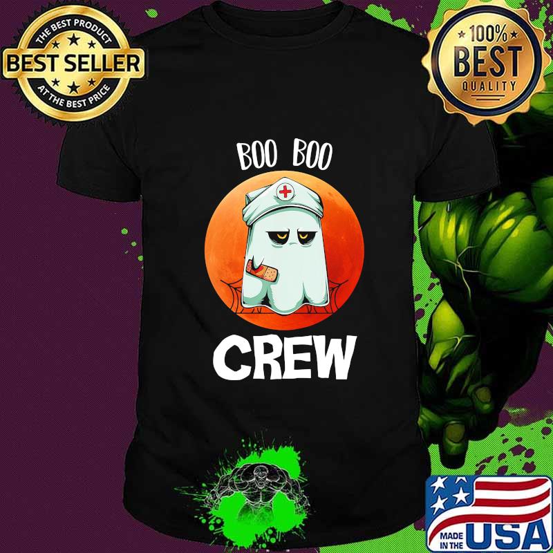 Halloween nurse boo boo crew sunset shirt