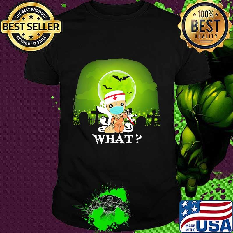 Halloween nurse mask moon what shirt