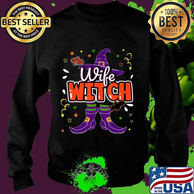 Halloween The Wife Witch Family Matching Funny Group Women T-Shirt Sweater Halloween The Wife Witch Family Matching Funny Group Women T-Shirt Sweater