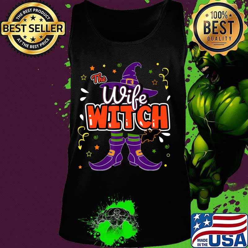 Halloween The Wife Witch Family Matching Funny Group Women T-Shirt Tank top Halloween The Wife Witch Family Matching Funny Group Women T-Shirt Tank top