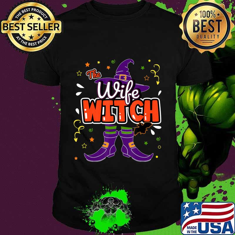 Halloween The Wife Witch Family Matching Funny Group Women T-Shirt Halloween The Wife Witch Family Matching Funny Group Women T-Shirt