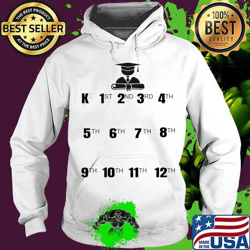 Handprint Chart Tee Grow With Me School Year Growth K-12 T-Shirt Hoodie Handprint Chart Tee Grow With Me School Year Growth K-12 T-Shirt Hoodie