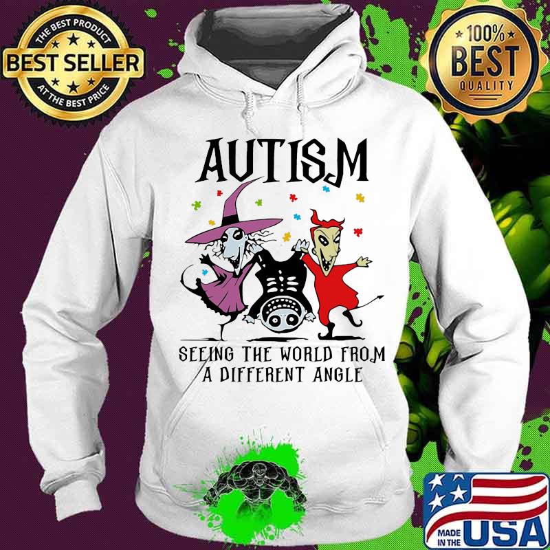 Happy halloween autism seeing the world from a different angle s Hoodie Happy halloween autism seeing the world from a different angle s Hoodie