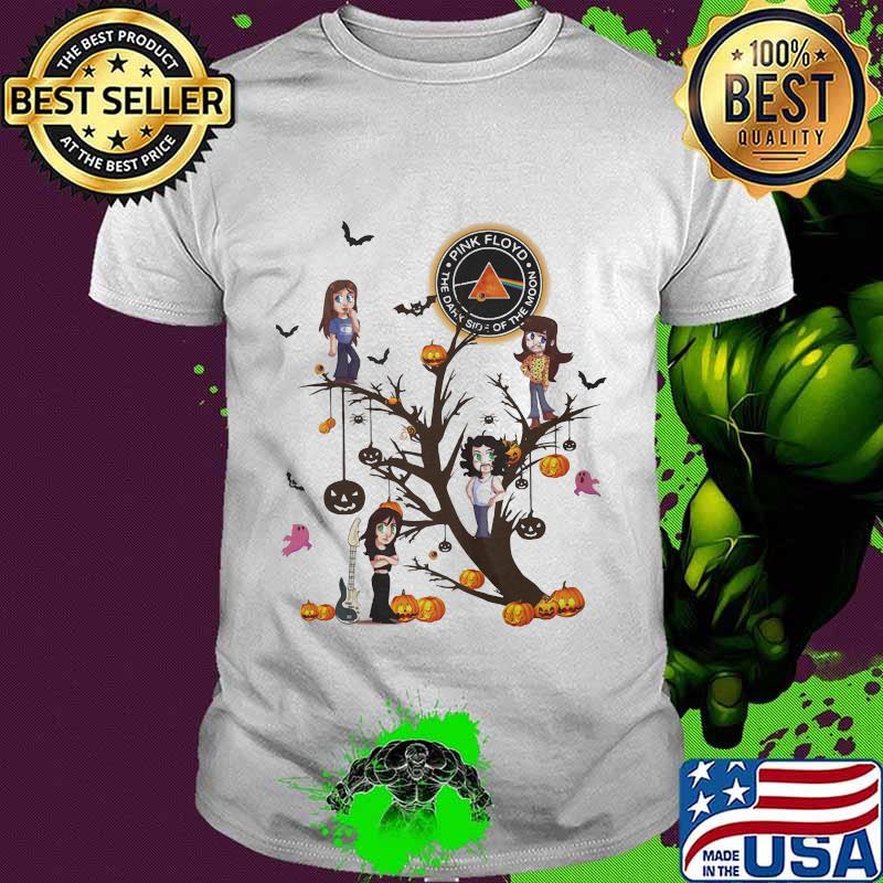 Happy halloween tree pink floyd the dark side of the moon shirt