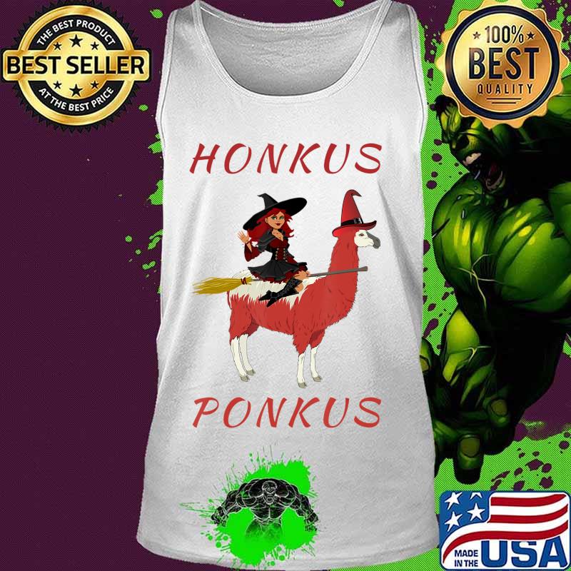 Honkus Ponkus, witch riding llama T-Shirt Tank top Honkus Ponkus, witch riding llama T-Shirt Tank top
