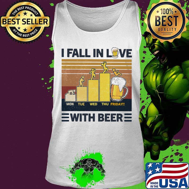 I fall in love with beer vintage retro s Tank top I fall in love with beer vintage retro s Tank top