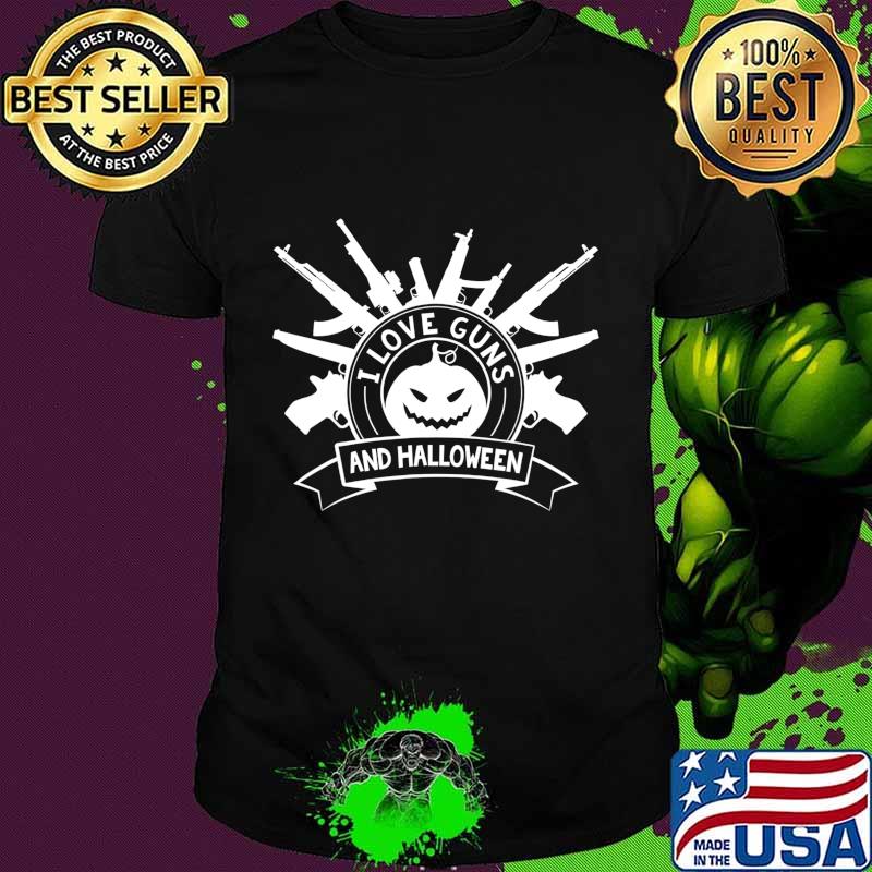 I Love Guns and Halloween 2020 2nd Amendment Halloween Shirt