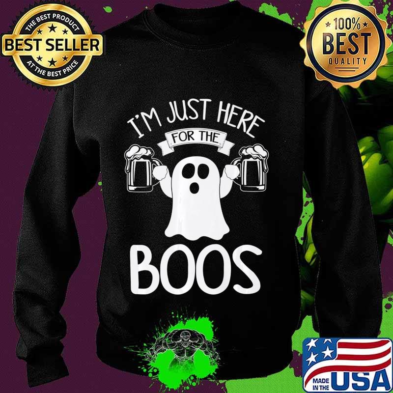 I'm Just Here For The Boos Drinking Mom Wine Lover Premium T-Shirt Sweater I'm Just Here For The Boos Drinking Mom Wine Lover Premium T-Shirt Sweater